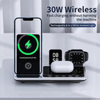 4-in-1 Fast Wireless Charging Station – Universal Charging Dock