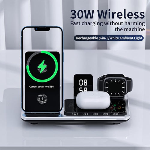 4-in-1 Fast Wireless Charging Station – Universal Charging Dock