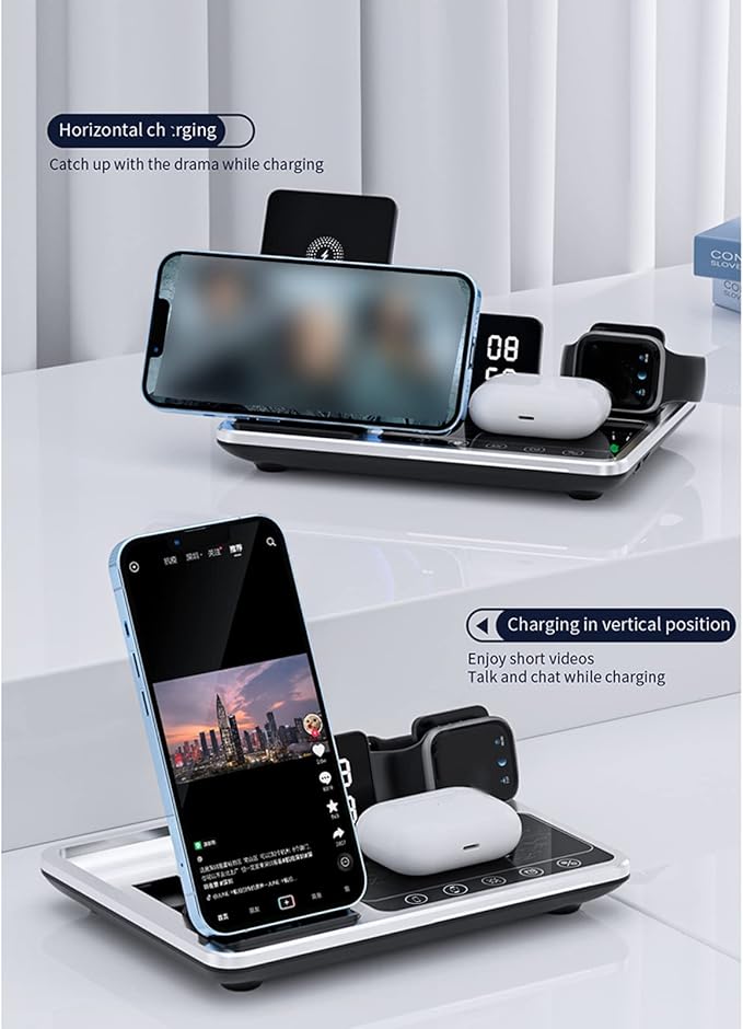 4-in-1 Fast Wireless Charging Station – Universal Charging Dock