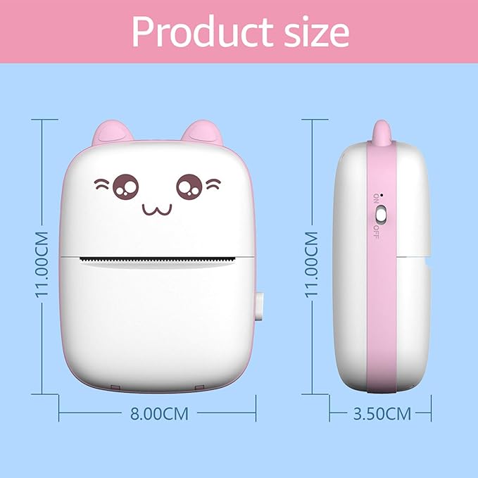 Mini Pocket Printer – Wireless Bluetooth Thermal Printer