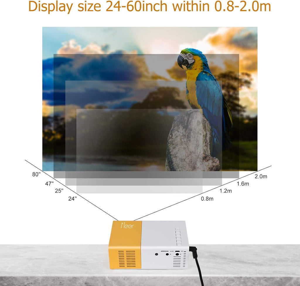 Mini Projector for Home Cinema | Full HD | Kids & Family Entertainment