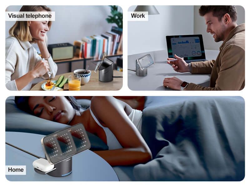 3-in-1 MagSafe Charging Station – Qi2 15W Fast Wireless Charger