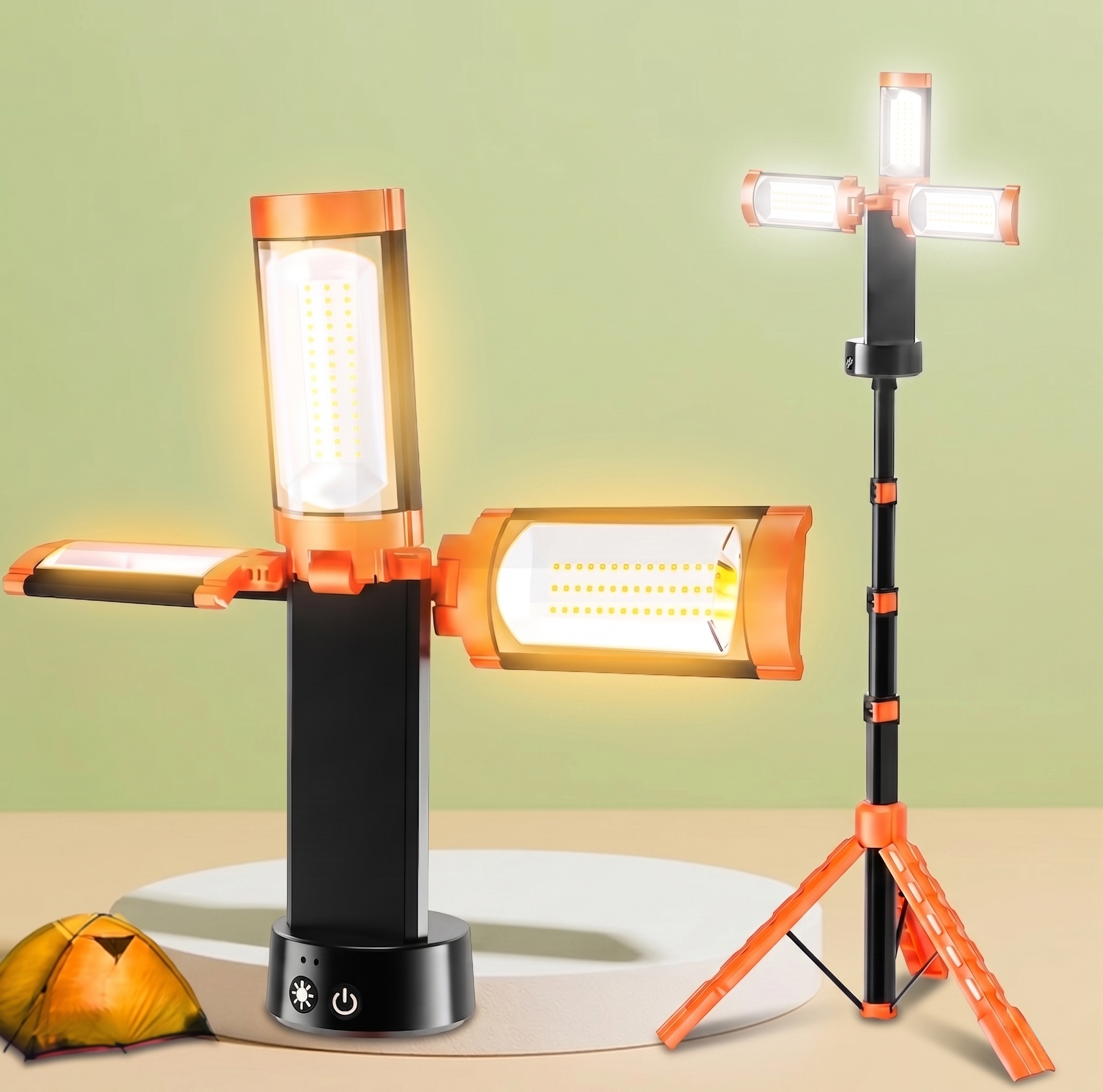All-in-One Folding Emergency Flashlight – Compact & Portable