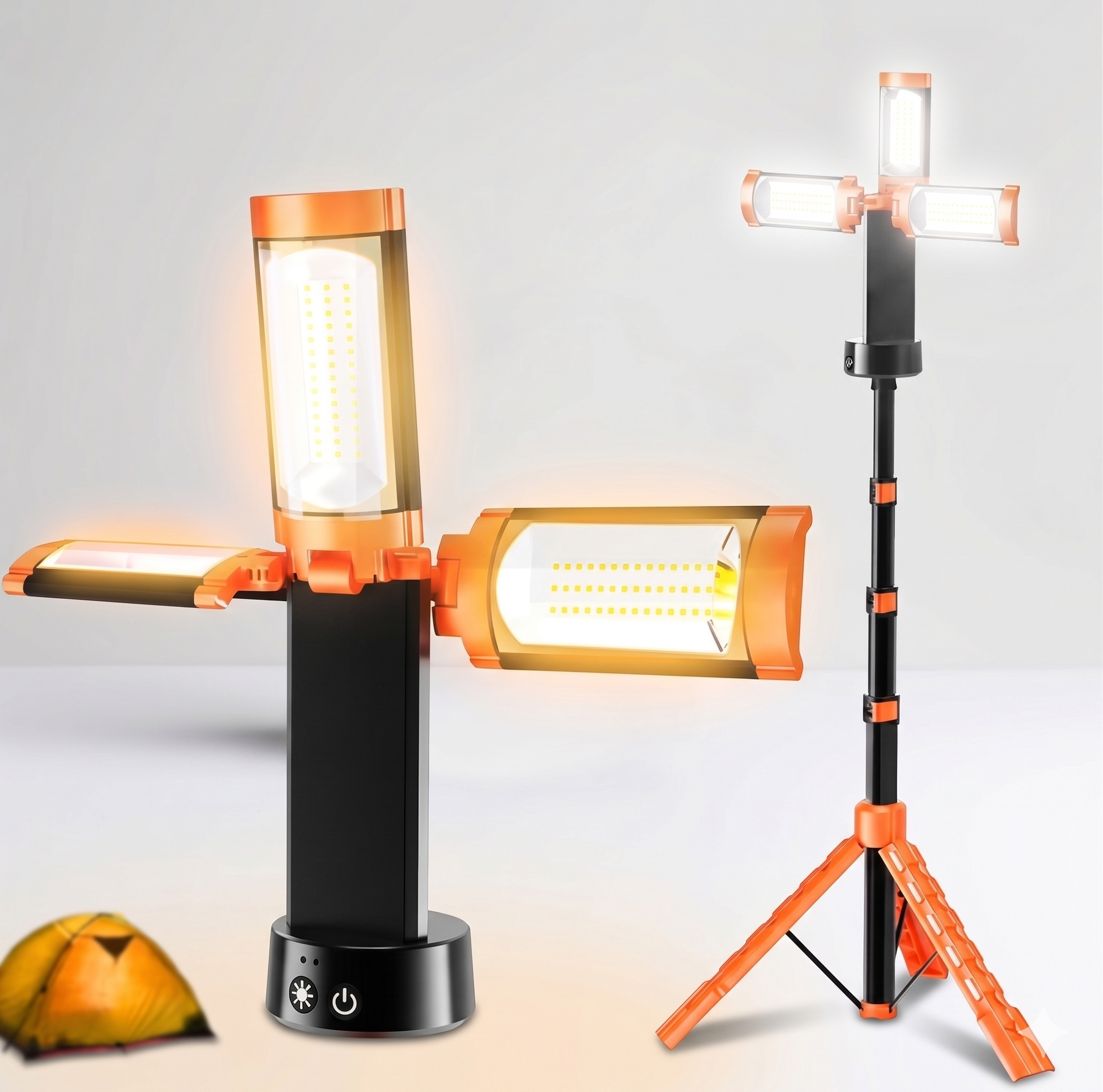 All-in-One Folding Emergency Flashlight – Compact & Portable