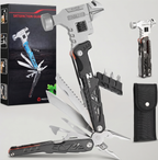 18-in-1 Stainless Steel Multitool – Compact Everyday Carry Tool