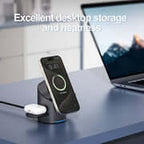 3-in-1 MagSafe Charging Station – Qi2 15W Fast Wireless Charger