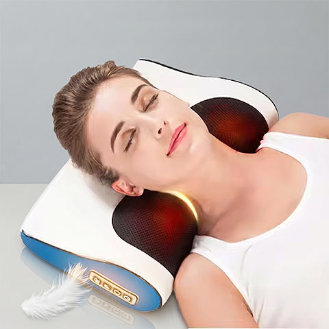 Relaxation Electric Massgae Pillow infrared Heating Back Body