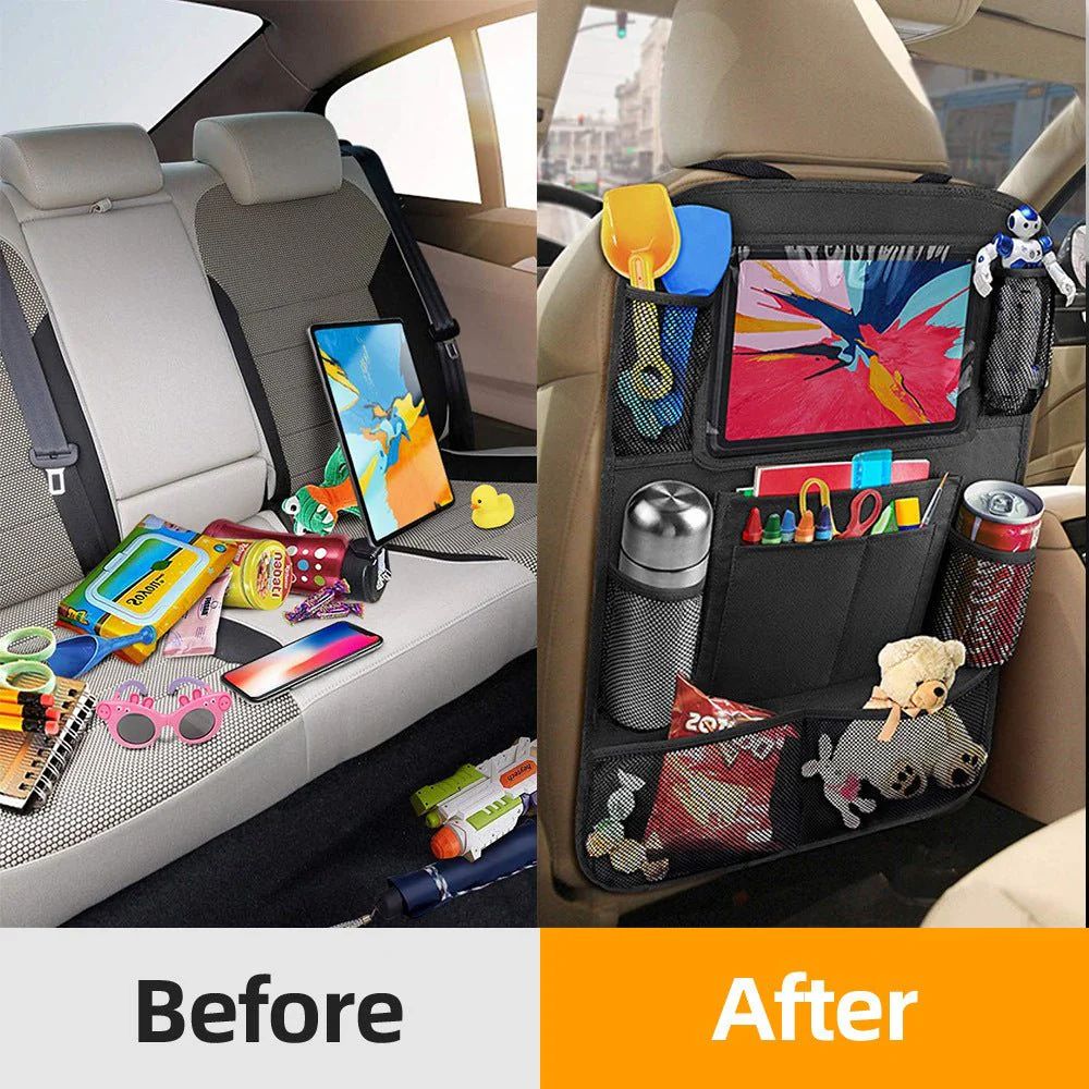 Car Seat Back Organizer – Hanging Storage Bag with Multiple Pockets