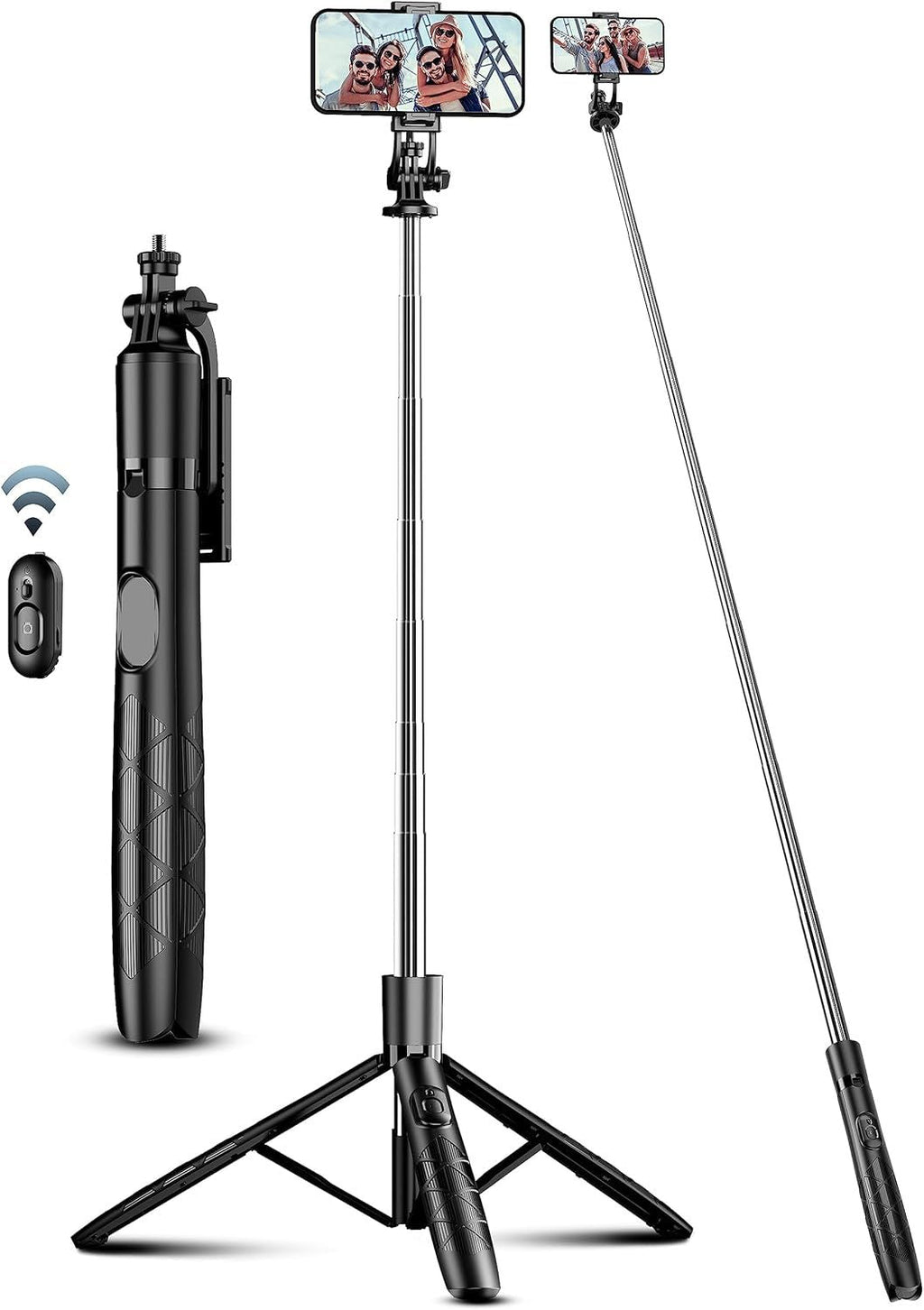 Selfie Stick Tripod – Bluetooth Remote for iPhone & Android