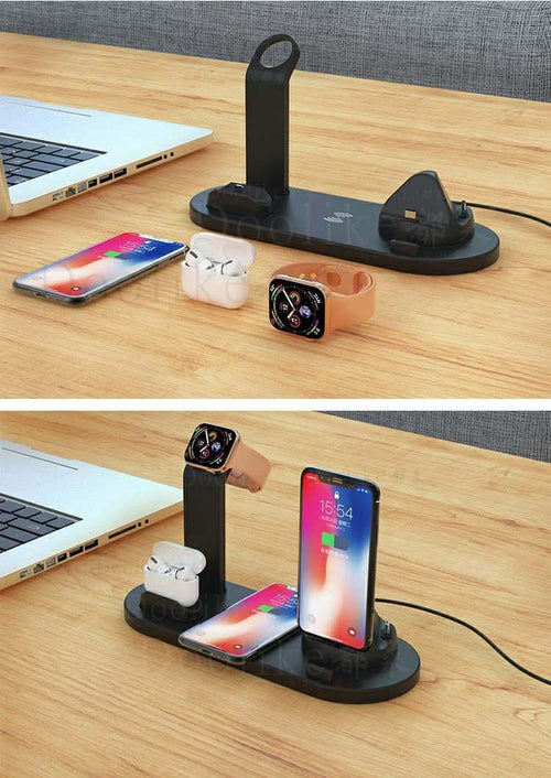 3-in-1 Fast Charging Station for Phone, AirPods & Smartwatch