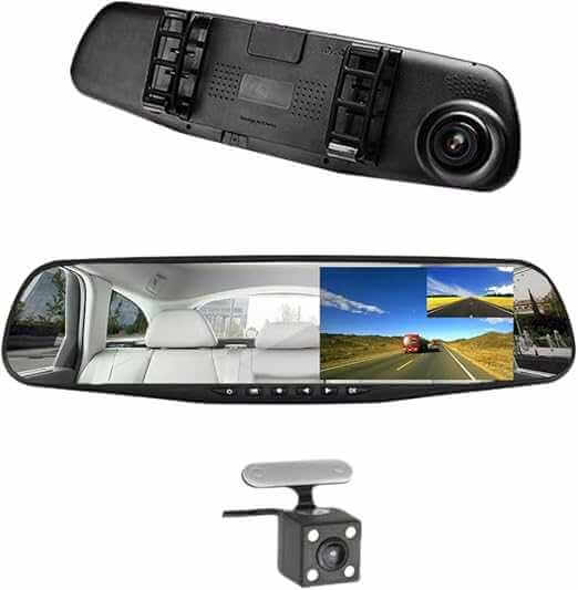 Vehicle Blackbox DVR 1080P – Rear View Mirror Dash Cam