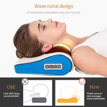 Relaxation Electric Massgae Pillow infrared Heating Back Body