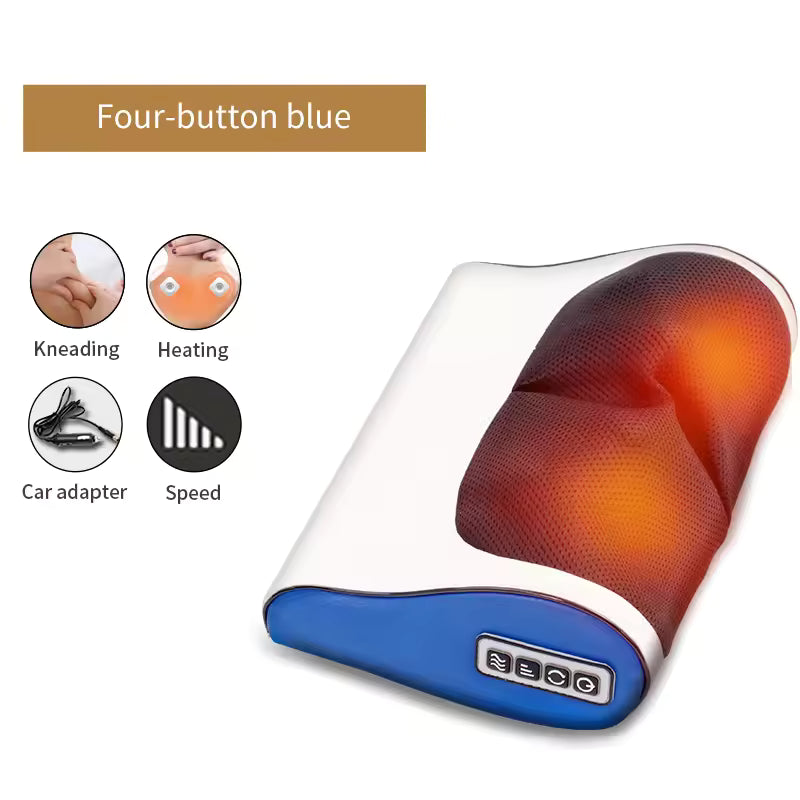 Relaxation Electric Massgae Pillow infrared Heating Back Body
