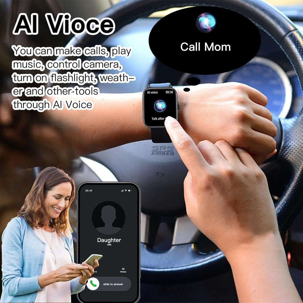 AK 96 smart watch features 