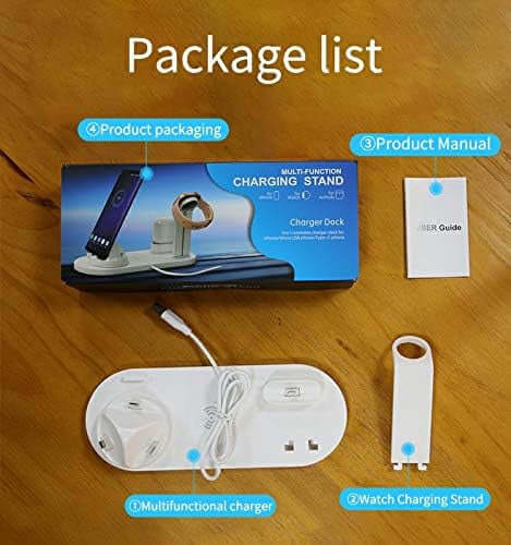 3-in-1 Fast Charging Station for Phone, AirPods & Smartwatch