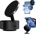 Magnetic Car Phone Mount – Strong Suction Cup with 360° Rotation
