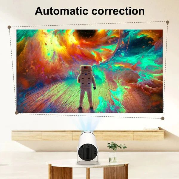 Mini Round LED Projector – Compact Portable Home Cinema