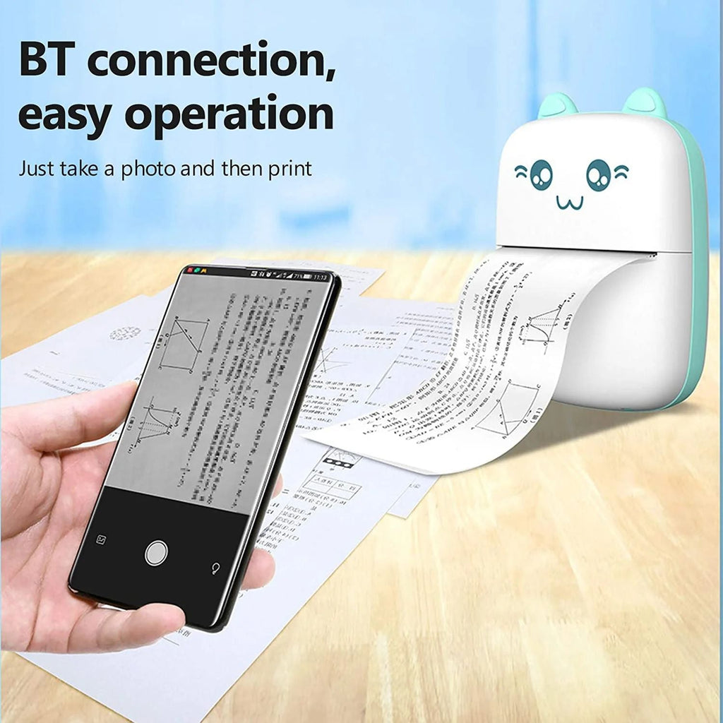 Mini Pocket Printer – Wireless Bluetooth Thermal Printer