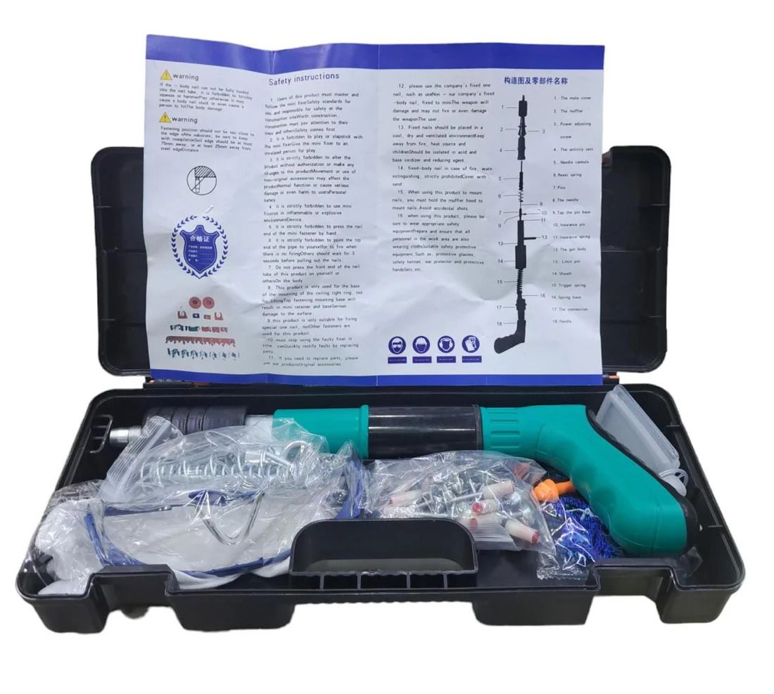 PPortable Nail Gun – Heavy-Duty Concrete & Steel Nailing Tool