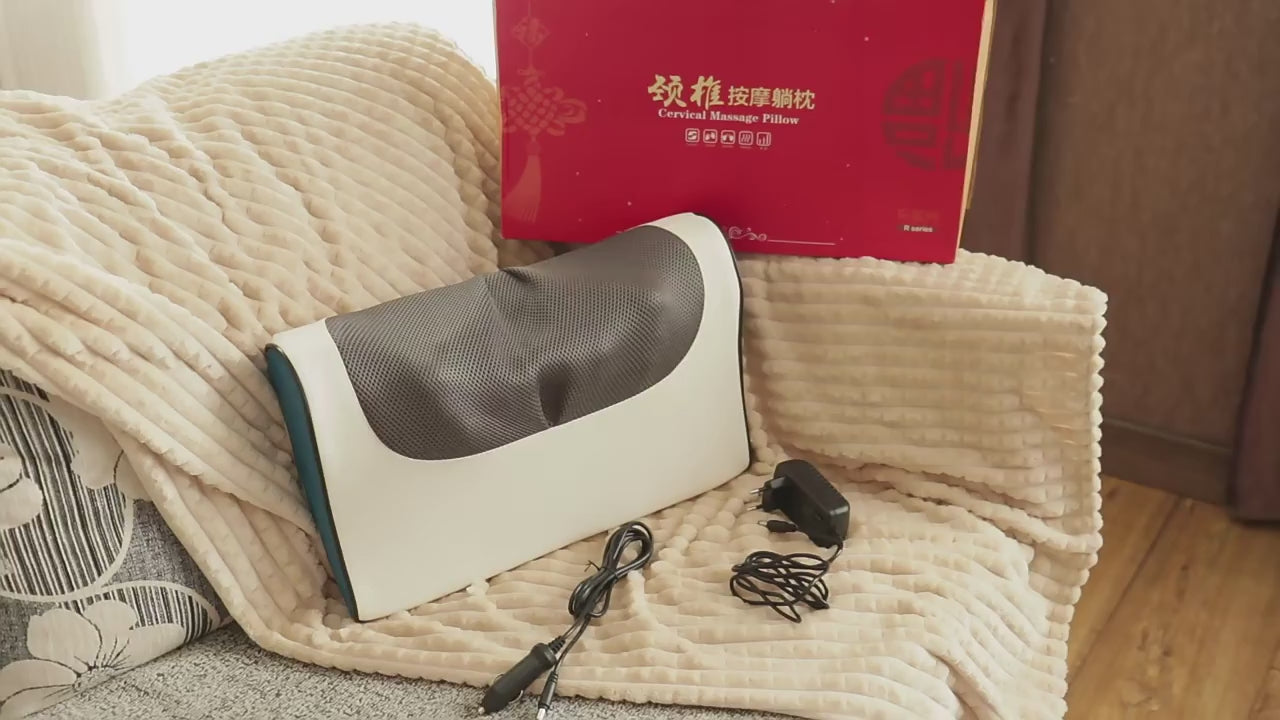 Relaxation Electric Massgae Pillow infrared Heating Back Body