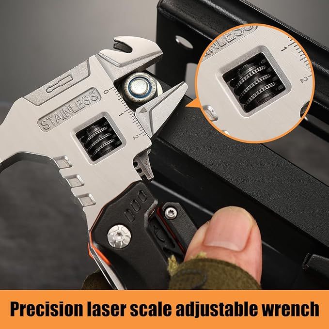 18-in-1 Stainless Steel Multitool – Compact Everyday Carry Tool