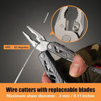 18-in-1 Stainless Steel Multitool – Compact Everyday Carry Tool
