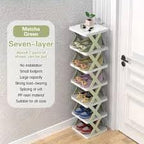X-Shaped Shoe Rack – Space-Saving Multi-Tier Shoe Organizer